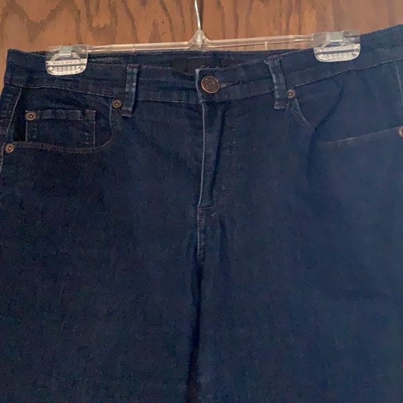 BUNDLE 4/$30. EUC CALVIN KLEIN ladies 29/8 curvy skinny stretch jeans dark denim - Picture 2 of 9